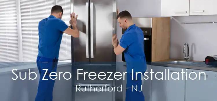 Sub Zero Freezer Installation Rutherford - NJ